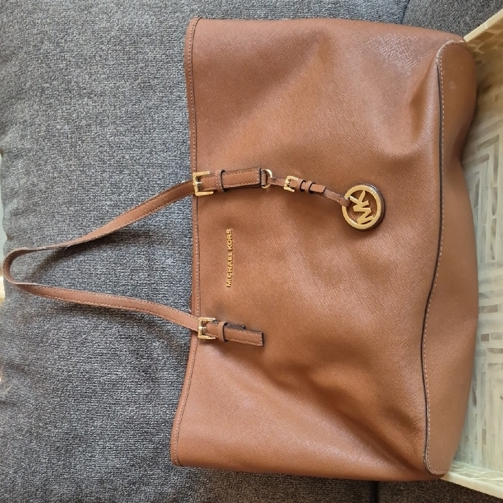 Michael Kors Brown Leather Tote